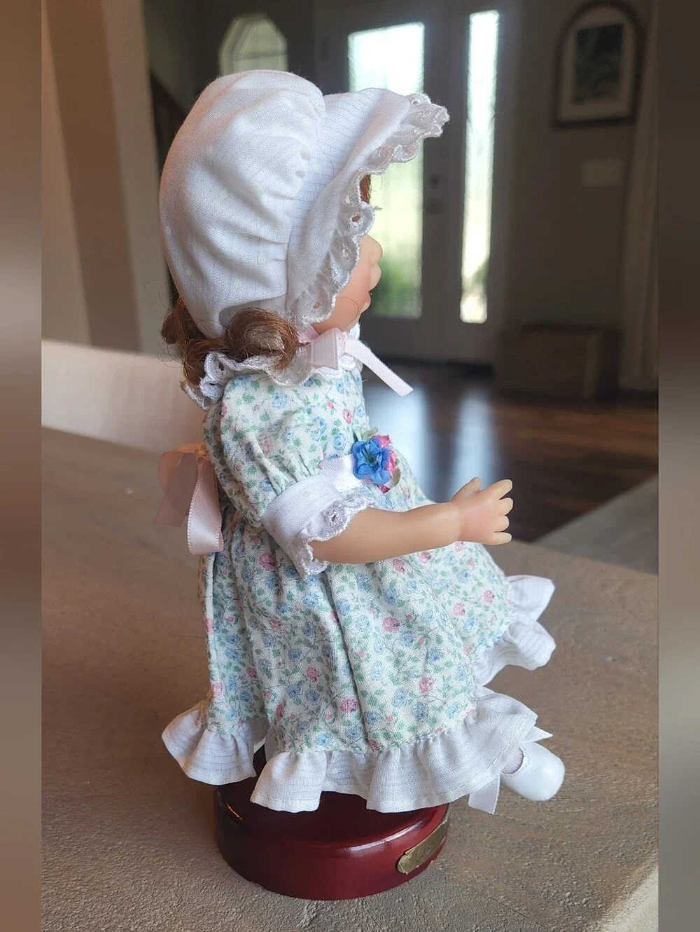 Lee Middleton Doll 9” Miniature Little Bo Peep With Stand No Cane